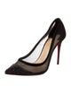 Christian Louboutin Mesh Mesh Accents Pumps