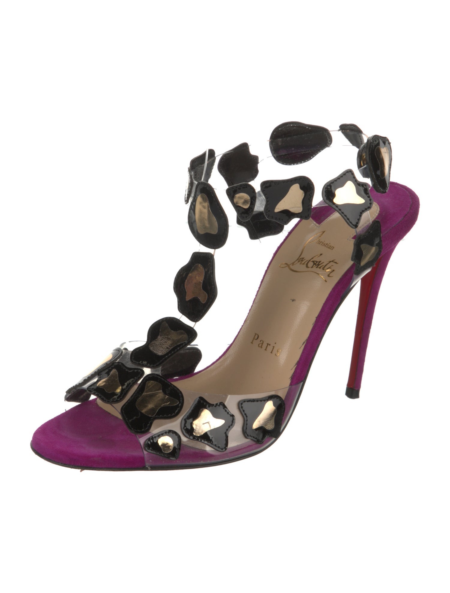 Christian Louboutin PVC Slingback Sandals