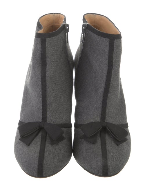 Christian Louboutin Jersey Lace-Up Boots