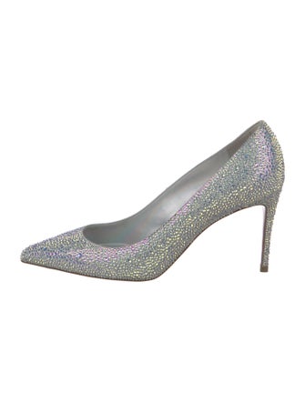 Christian Louboutin Crystal Crystal Embellishments Pumps