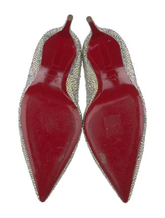 Christian Louboutin Crystal Crystal Embellishments Pumps