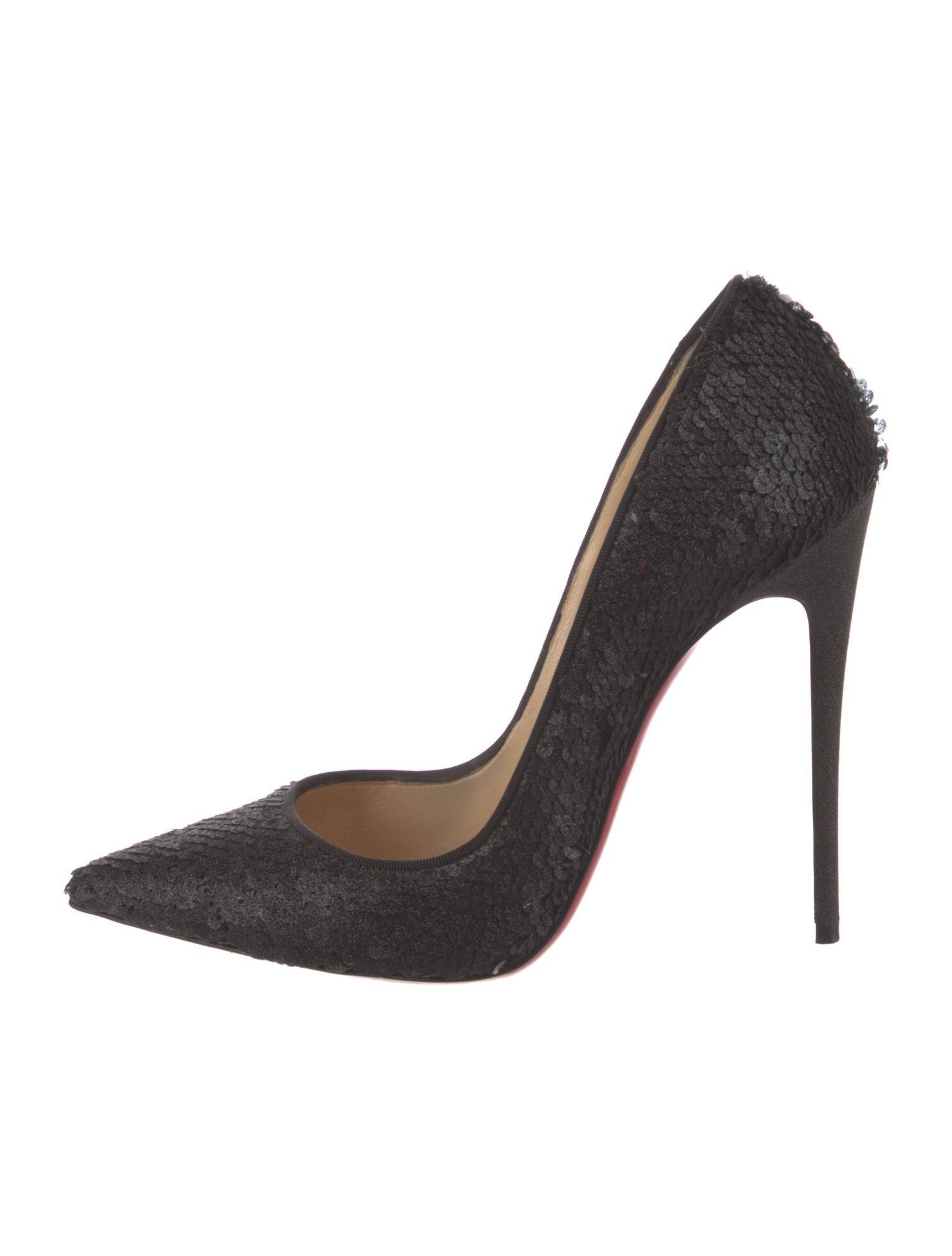 Christian Louboutin Sequins Glitter Accents Pumps