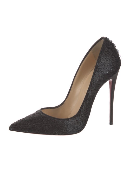 Christian Louboutin Sequins Glitter Accents Pumps