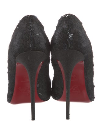 Christian Louboutin Sequins Glitter Accents Pumps