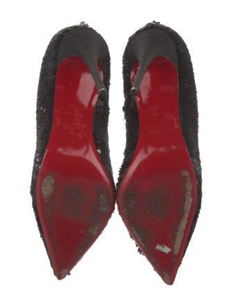 Christian Louboutin Sequins Glitter Accents Pumps