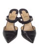 Christian Louboutin Crocodile Mules