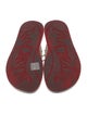 Christian Louboutin Patent Leather Printed Flip Flops