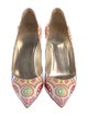Christian Louboutin Patent Leather Printed Pumps