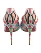 Christian Louboutin Patent Leather Printed Pumps