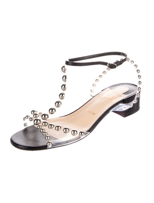 Christian Louboutin PVC T-Strap Sandals