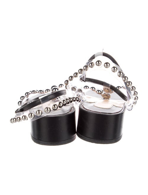 Christian Louboutin PVC T-Strap Sandals