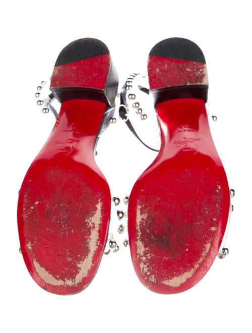 Christian Louboutin PVC T-Strap Sandals