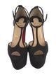 Christian Louboutin Nenecheritza 160 Suede T-Strap Pumps