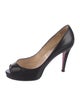 Christian Louboutin Very Prive 100 Leather Pumps