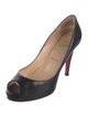 Christian Louboutin Very Prive 100 Leather Pumps