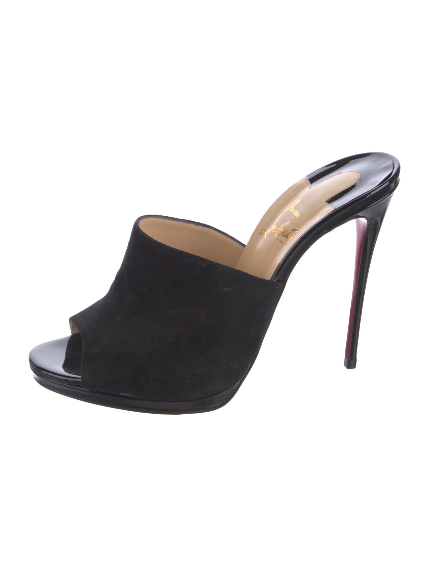 Christian Louboutin Suede Slides