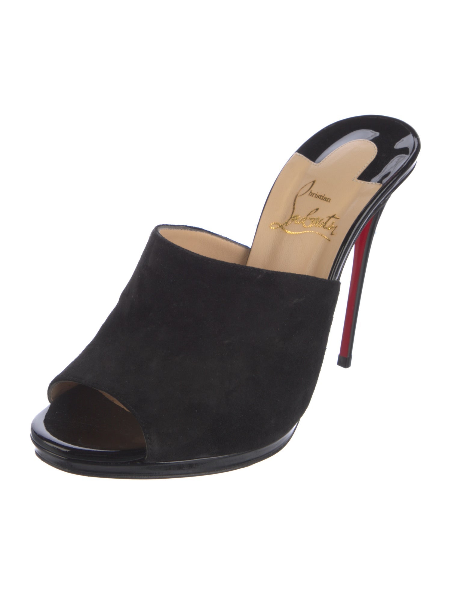 Christian Louboutin Suede Slides