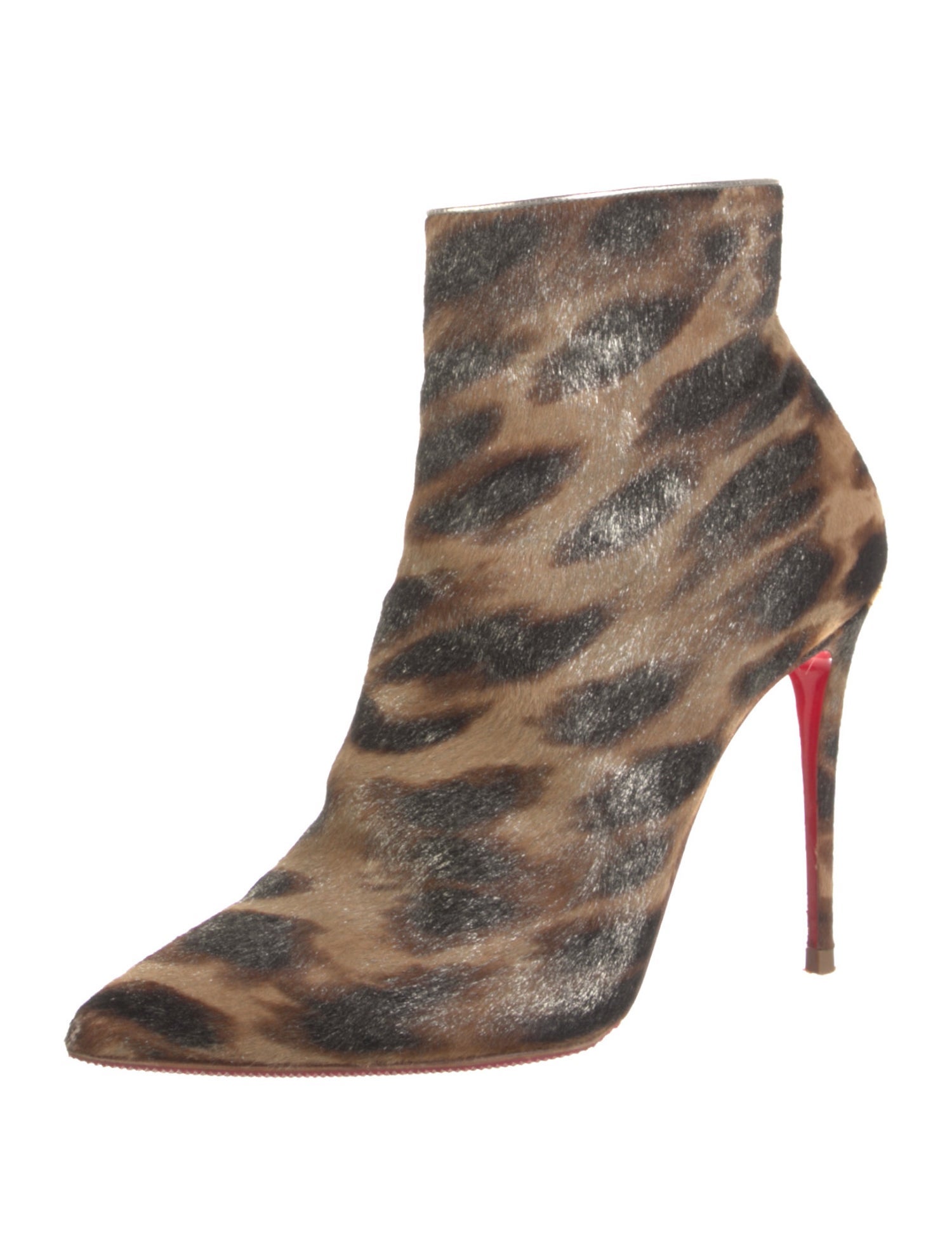 Christian Louboutin Ponyhair Animal Print Boots