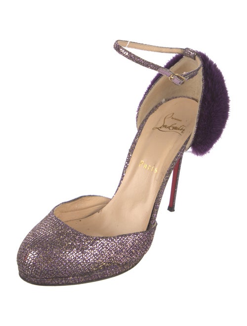 Christian Louboutin Sequins D'Orsay Pumps