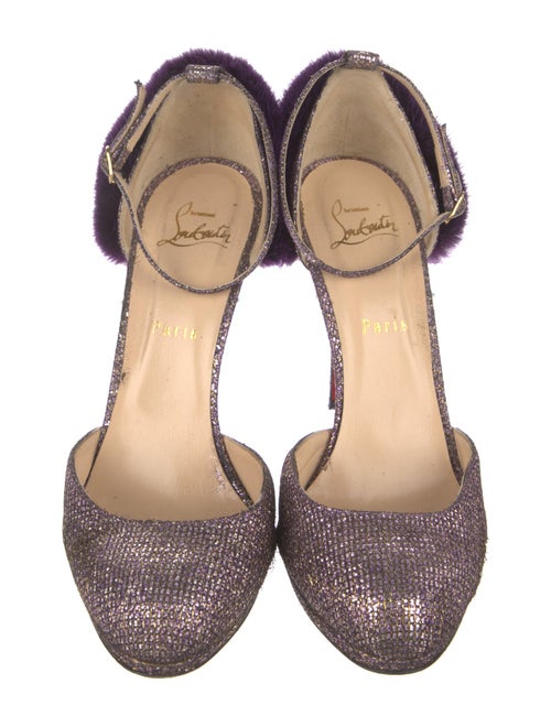 Christian Louboutin Sequins D'Orsay Pumps