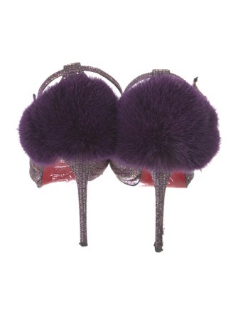 Christian Louboutin Sequins D'Orsay Pumps