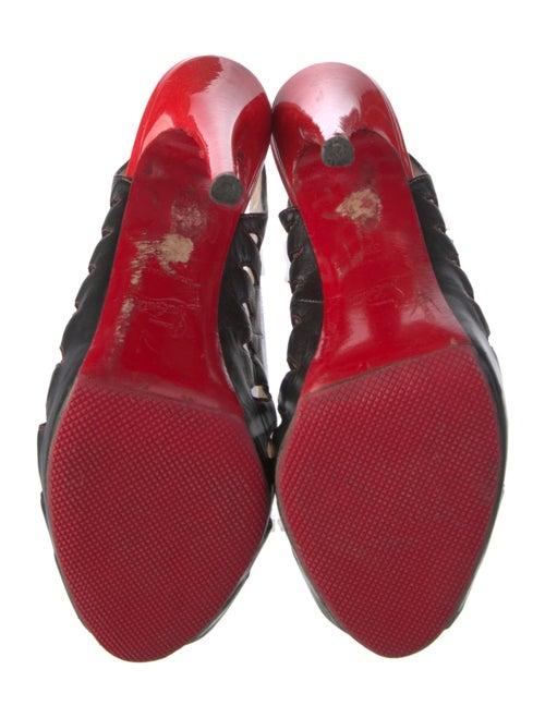 Christian Louboutin Leather Slingback Pumps