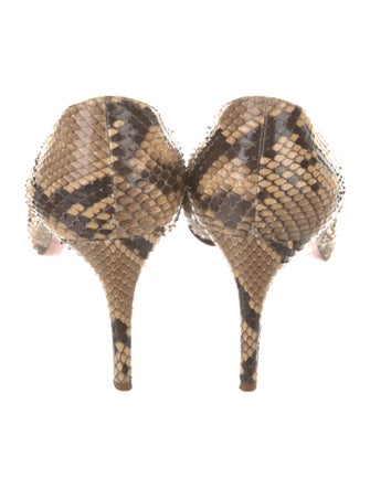 Christian Louboutin Snakeskin Animal Print Pumps