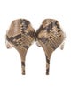 Christian Louboutin Snakeskin Animal Print Pumps