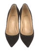 Christian Louboutin Suede Studded Accents Pumps