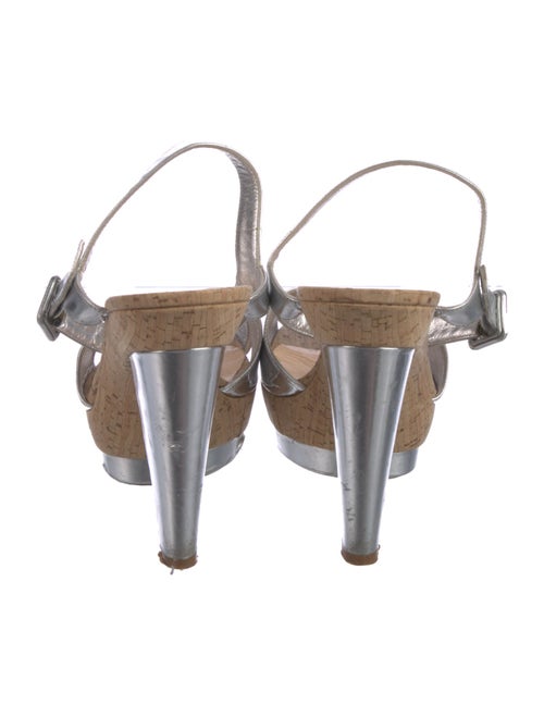 Christian Louboutin Leather Slingback Sandals