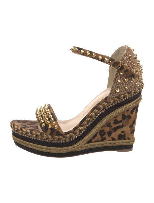 Christian Louboutin PyraClou Spike Spike Accents Espadrilles