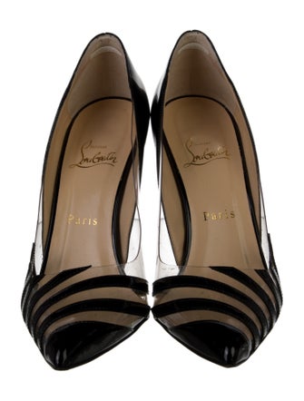 Christian Louboutin PVC D'Orsay Pumps