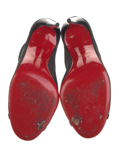 Christian Louboutin Mesh Lace-Up Boots