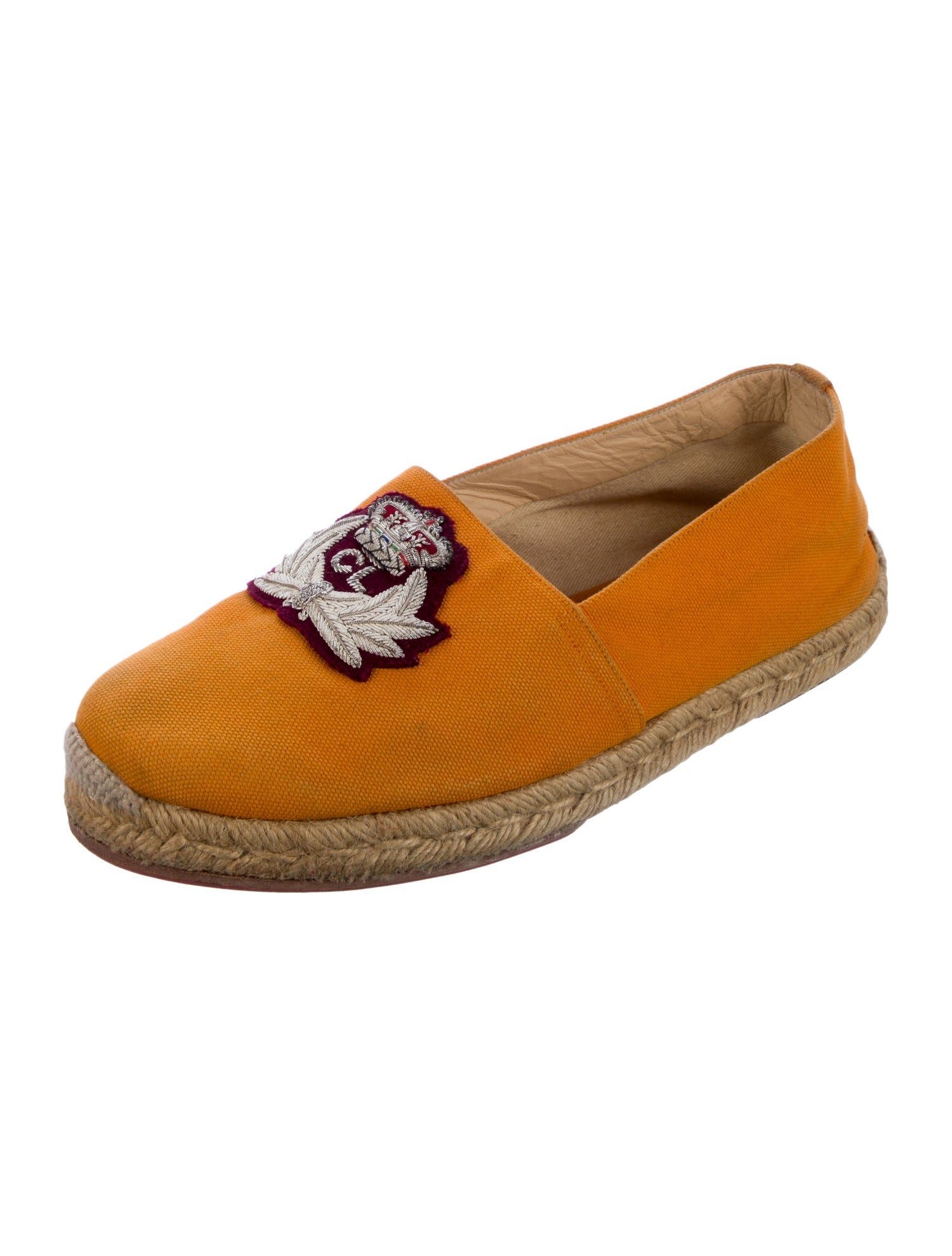 Christian Louboutin Canvas Graphic Print Espadrilles