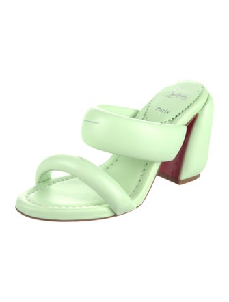 Christian Louboutin Leather Slides