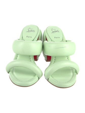 Christian Louboutin Leather Slides