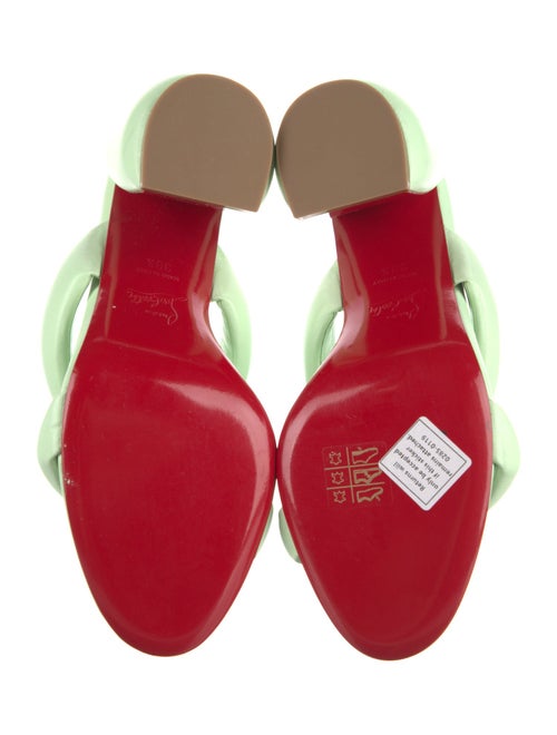 Christian Louboutin Leather Slides