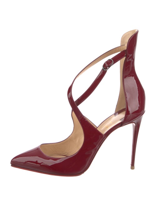Christian Louboutin Patent Leather T-Strap Pumps