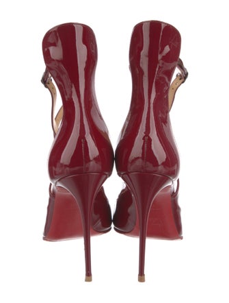 Christian Louboutin Patent Leather T-Strap Pumps