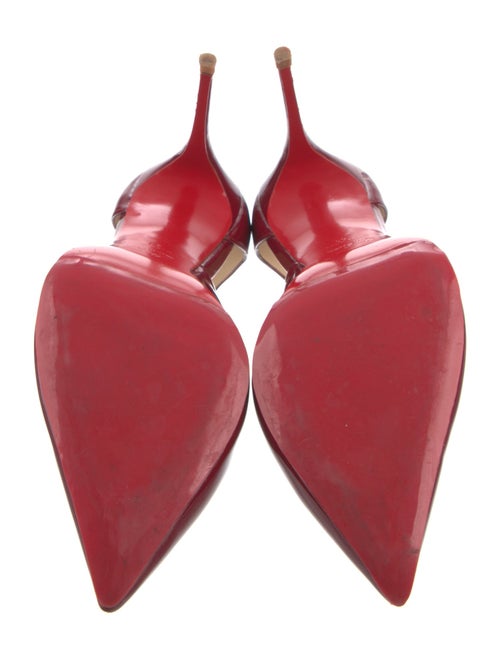 Christian Louboutin Patent Leather T-Strap Pumps