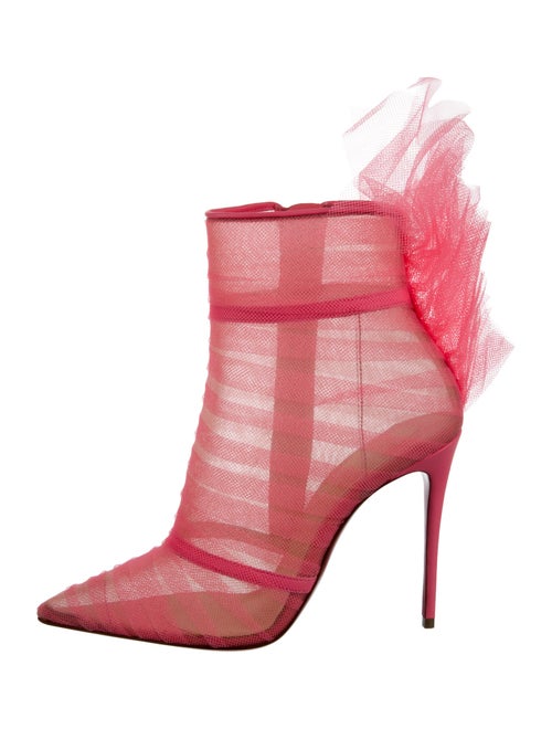 Christian Louboutin Mesh Mesh Accents Boots