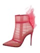 Christian Louboutin Mesh Mesh Accents Boots