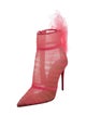 Christian Louboutin Mesh Mesh Accents Boots