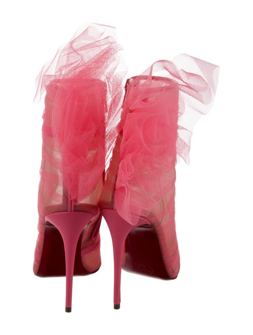 Christian Louboutin Mesh Mesh Accents Boots