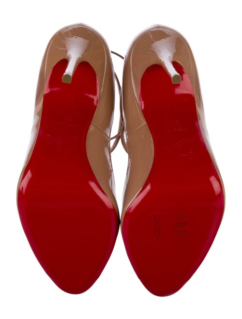 Christian Louboutin Patent Leather T-Strap Pumps