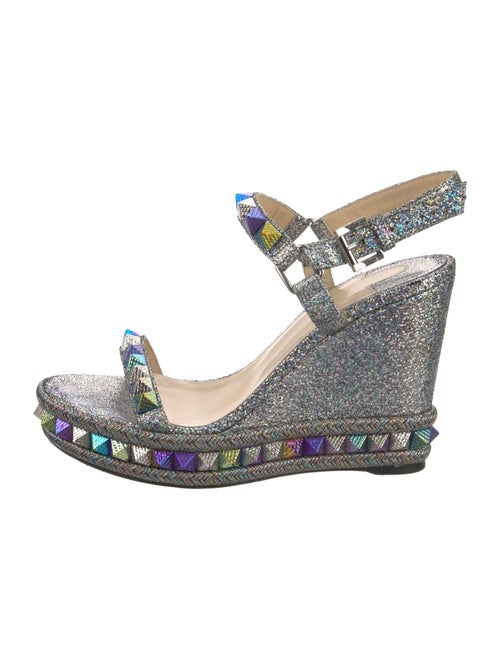 Christian Louboutin Pyraclou Spike Accents Espadrilles