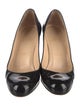Christian Louboutin Patent Leather Leather Trim Embellishment Pumps