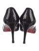 Christian Louboutin Patent Leather Leather Trim Embellishment Pumps