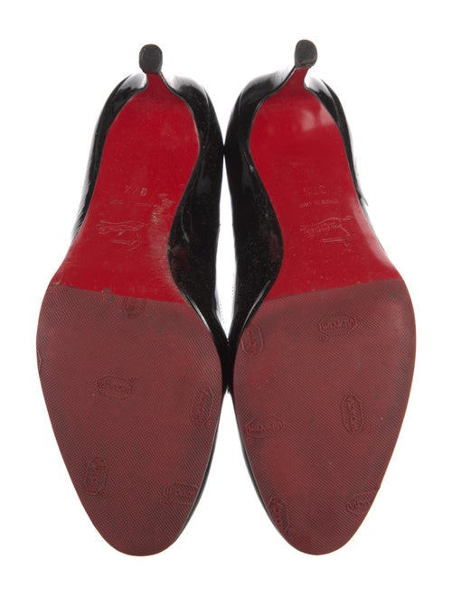 Christian Louboutin Patent Leather Leather Trim Embellishment Pumps