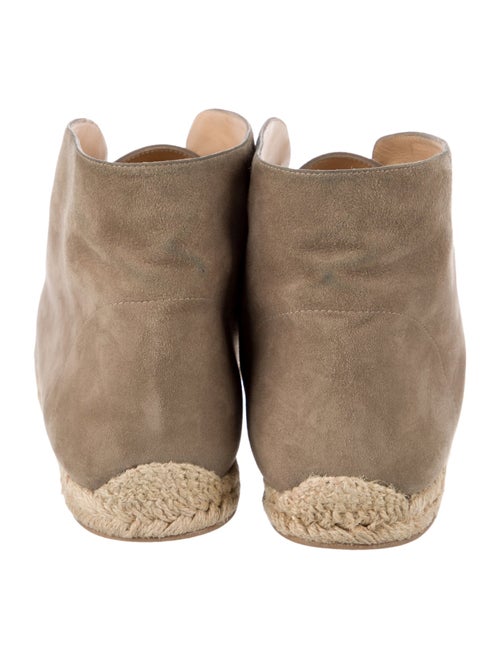 Christian Louboutin Suede Lace-Up Boots